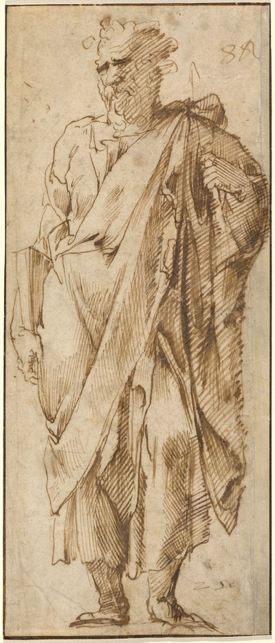 A Standing Saint by Domenico Beccafumi