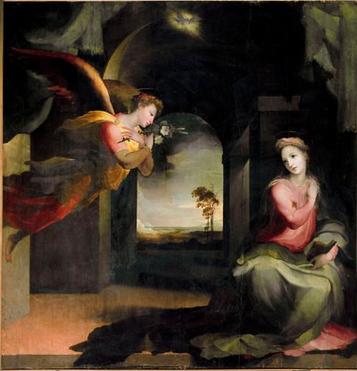 Annunciation by Domenico Beccafumi