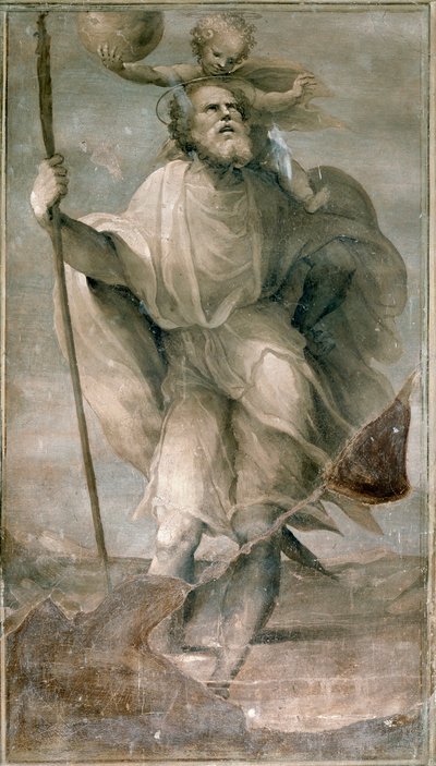 Saint Christopher by Domenico Beccafumi