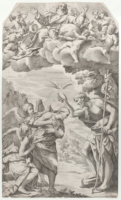 The Baptism of Christ by Domenico Bonavera