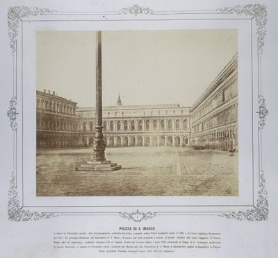 Piazza San Marco, c.1855 by Domenico Bresolin