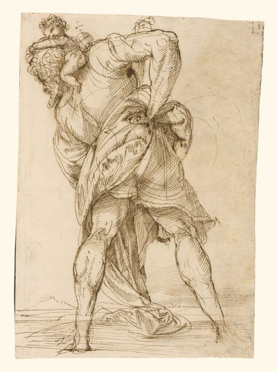 Saint Christopher by Domenico Campagnola