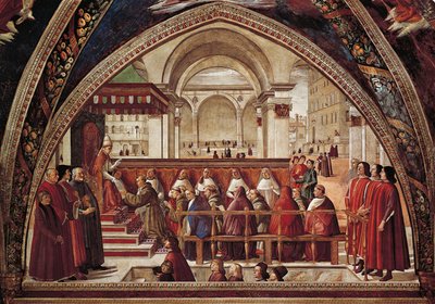 Stories of St Francis of Assisi by Domenico Ghirlandaio
