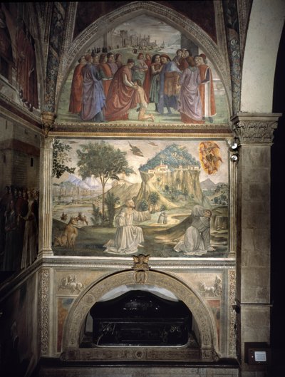 Funeral of St. Francis by Domenico Ghirlandaio