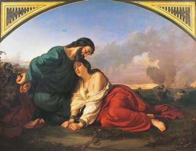 Two Christian Martyrs Sentenced to Execution by Domenico Morelli
