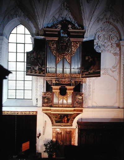 View of the Renaissance organ by Domenico Pozzo