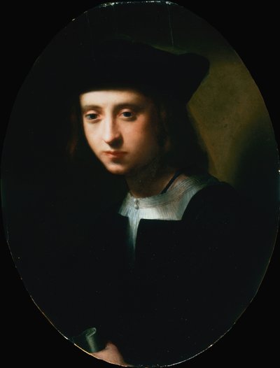Portrait of a Youth by Domenico Puligo