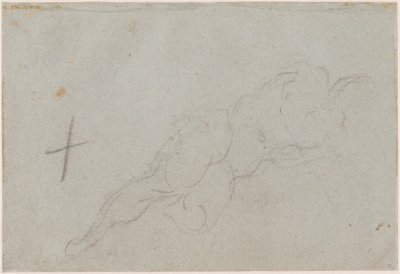 A Female Nude by Domenico Tintoretto
