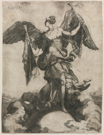 Gloria, 1535 or 1536 by Domenico del Barbiere