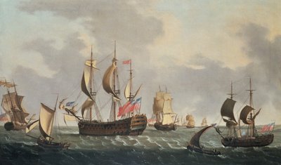 Royal Squadron off the Coast by Dominic Serres