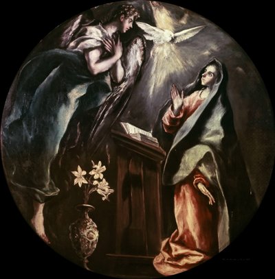 The Annunciation by Dominico El Greco