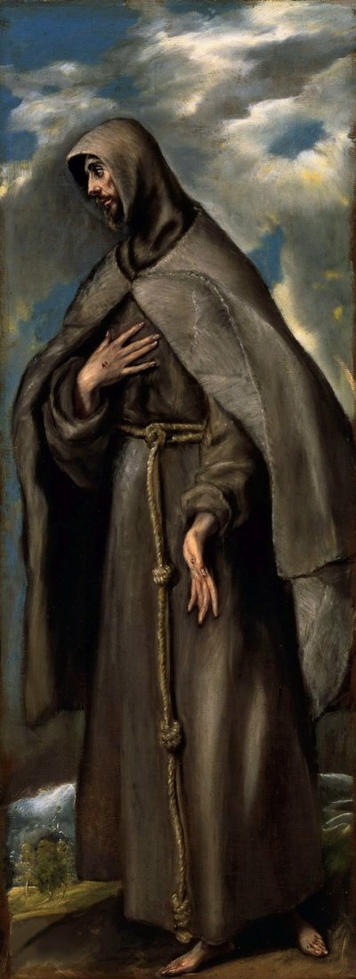 Saint Francis of Assisi by Dominico El Greco
