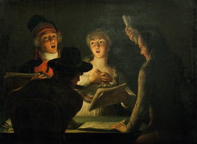 The Patriotic Singers, 1794 by Dominique Doncre