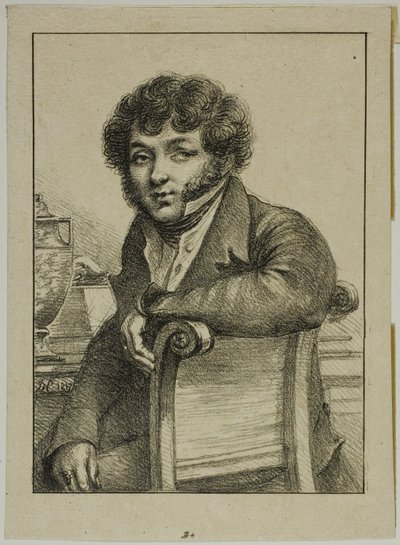 Portrait of Brunet, Printer by Dominique Vivant Denon