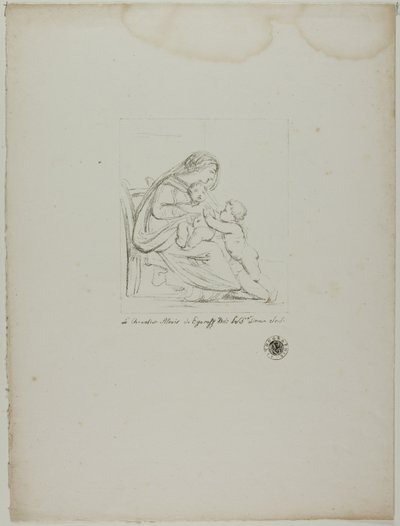 Seated Virgin by Dominique Vivant Denon