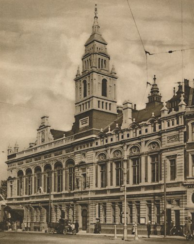 Hammersmith Town Hall from Hammersmith Broadway by Donald McLeish