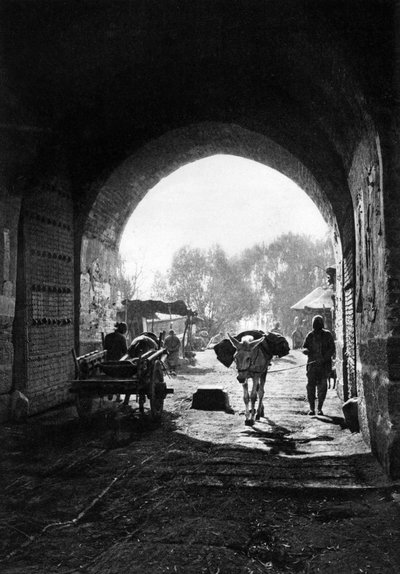 Nan Shih Men, Gate, Beijing by Donald Mennie