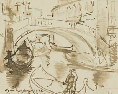 A Canal at Venice by Donald Shaw MacLaughlan