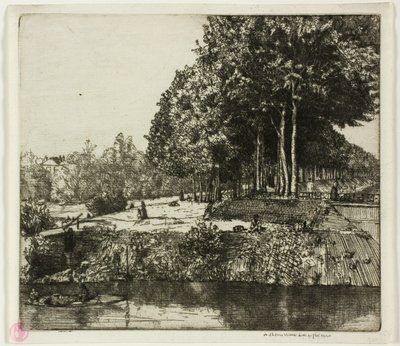Canal at Charenton by Donald Shaw MacLaughlan