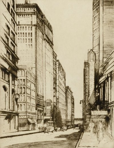 Chicago, Monroe Street by Donald Shaw MacLaughlan