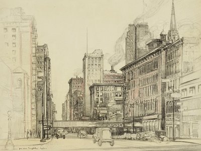Chicago, North Dearborn Street by Donald Shaw MacLaughlan