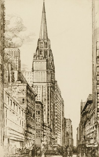 Chicago, the Cathedral by Donald Shaw MacLaughlan
