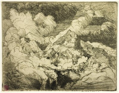 Mountain Peaks by Donald Shaw MacLaughlan