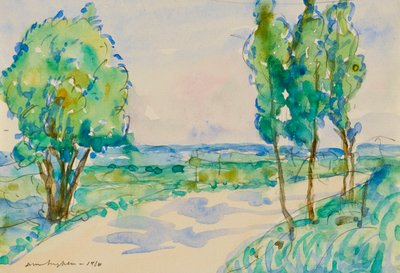 On the Albi Road by Donald Shaw MacLaughlan