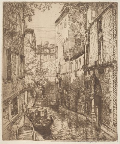 Rio delle Verona, Venice by Donald Shaw MacLaughlan