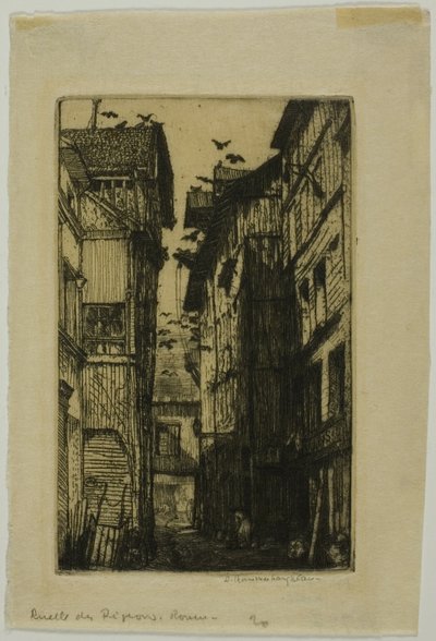 Ruelle des Pigeons, Rouen by Donald Shaw MacLaughlan