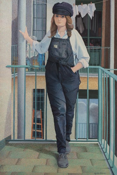Monica on the balcony by Donatella Merlo