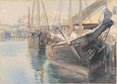 Ships at the Dock by Dora Louise Murdoch