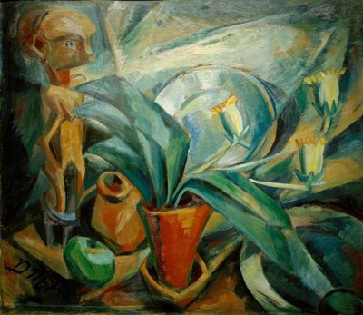 Still Life with Calla and Figure by Dorothea Mätzel Johannsen