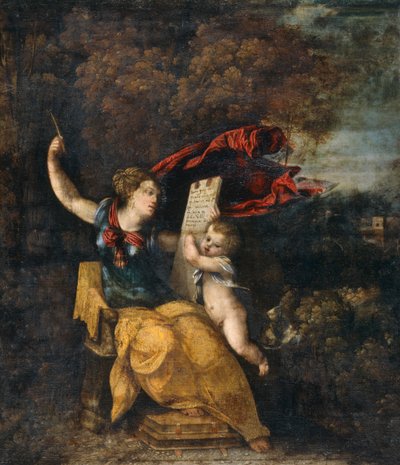 Sybil and Genius by Dosso Dossi