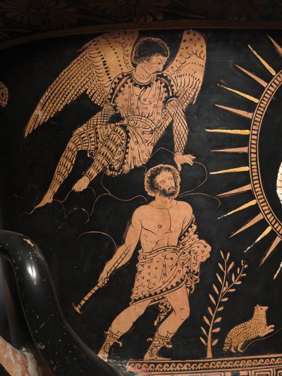 Detail (red-figure lekythos) by Douris