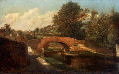 Canal Bridge, Brimscombe, Gloucestershire by Désiré Delaplace Gérardin