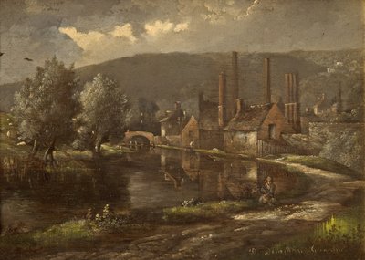 Partridge Dye House, Bowbridge, Stroud, Gloucestershire by Désiré Delaplace Gérardin