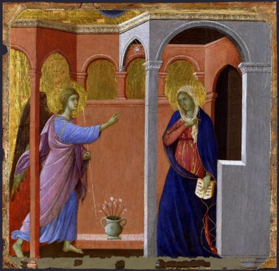 Annunciation by Duccio di Buoninsegna