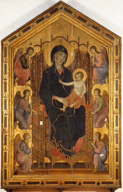 La Madonna Rucellai by Duccio di Buoninsegna