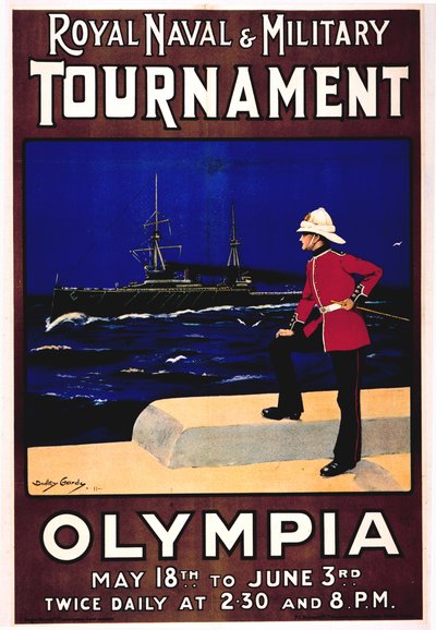 Royal Naval & Military Tournament, 1911 by Dudley Hardy