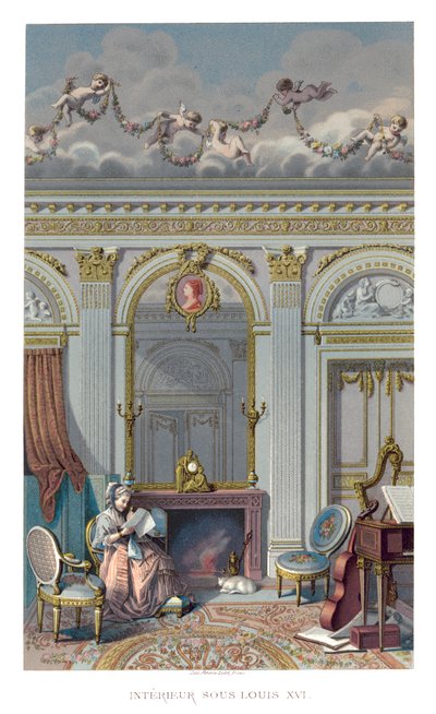 Interior Under Louis XVI by Durin