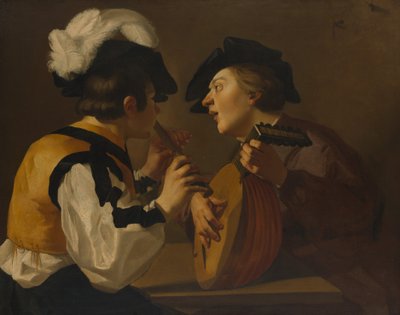 Two Musicians by Dutch