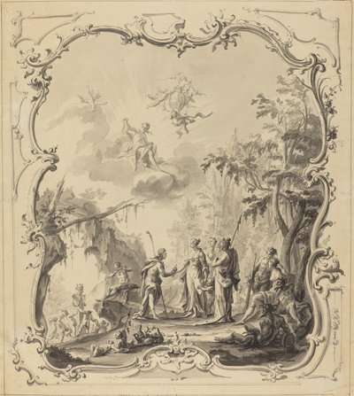 The Judgment of Paris by Dutch 18th Century