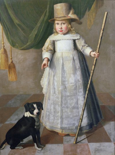 Child and Dog, Dordrecht by Dutch School