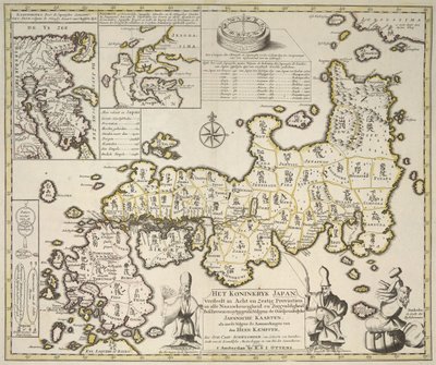 Map of Japan by Dutch School