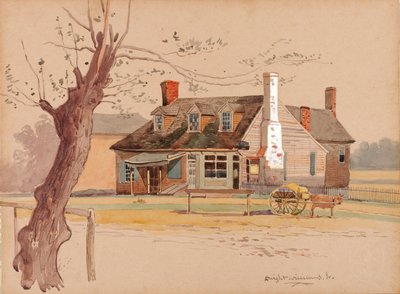 Williamsburg Post Office, ca. 1890 by Dwight Williams