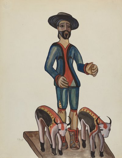 Bulto of San Ysidro by E. Boyd