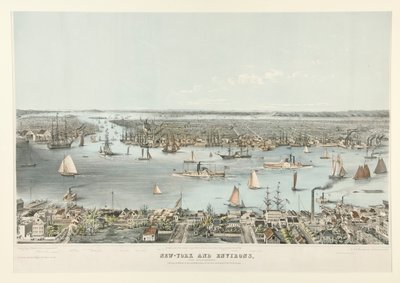 New-York and Environs, from Williamsburgh by E. Brown