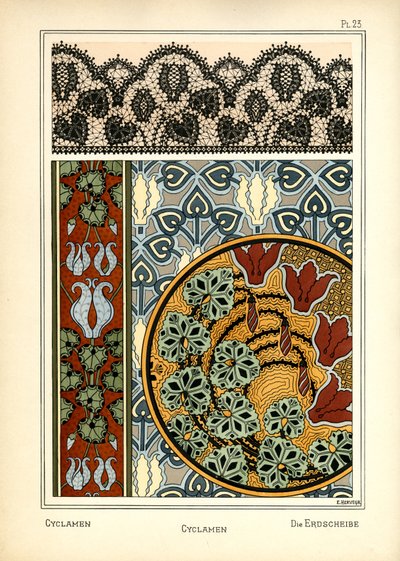 The Cyclamen by E. Hervegh