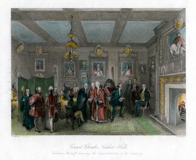 Council chamber, Vintners Hall, City of London by E. Redclyffe